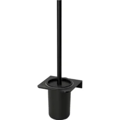Haceka toiletborstelhouder set Redefine hangend aluminium mat zwart