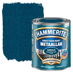 Hammerite Direct over Roest metaallak hamerslag donkerblauw 750 ml
