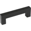 Handgreep Eddy zwart RVS 96 mm