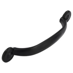 Handgreep Fleur zwart 96mm