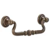 Handgreep Linda messing antiek 96mm