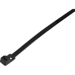 Handson bindband hersluitbaar zwart 200mm (100 stuks) Hot