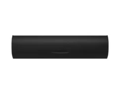 Handson brievenbusklep met borstel PVC zwart blinde bevestiging Clearance