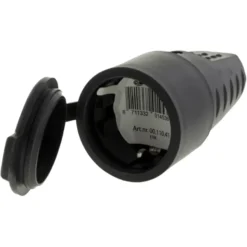 Geen Handson contrastekker rubber zwart Outlet