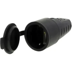 Geen Handson contrastekker rubber zwart Outlet