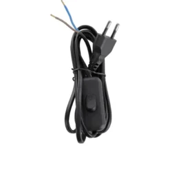 Handson Eurosnoer met Schakelaar Zwart 2 Meter Online