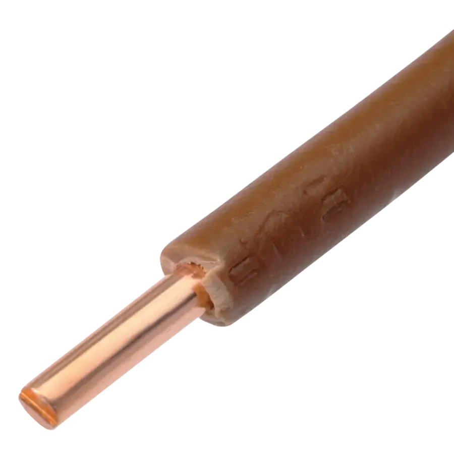 Handson installatiedraad VD 2,5 mm² bruin 100 meter New