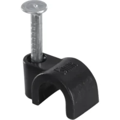 Handson kabelclip Rond Zwart 5mm 25 Stuks Discount
