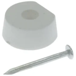 Handson kastplankdrager met nagel wit 20 stuks