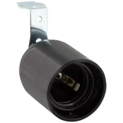Geen Handson lampfitting E27 haakse beugel zwart New