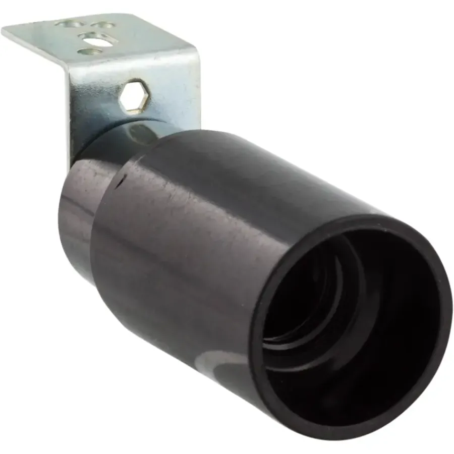Geen Handson lampfitting E14 haakse beugel zwart Hot