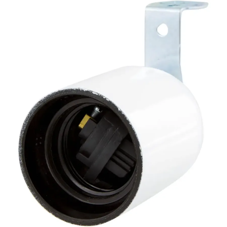 Geen Handson lampfitting E27 haakse beugel wit Best