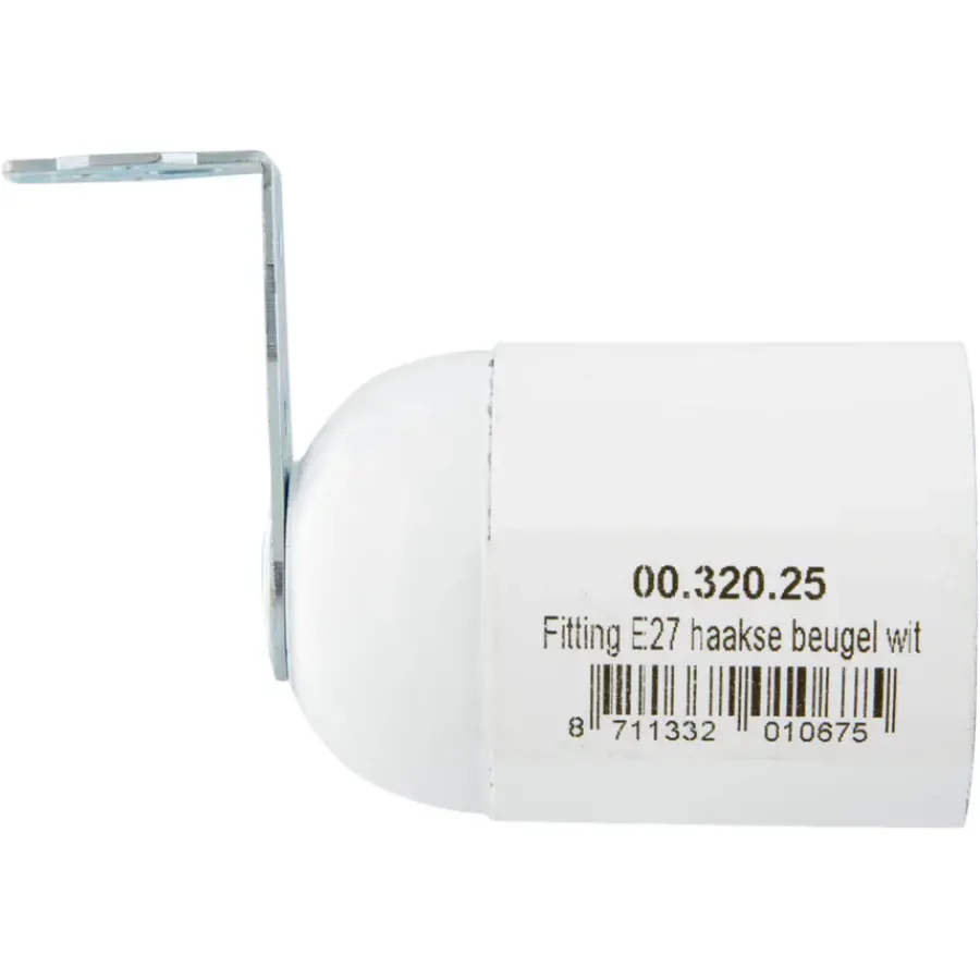 Geen Handson lampfitting E27 haakse beugel wit Best