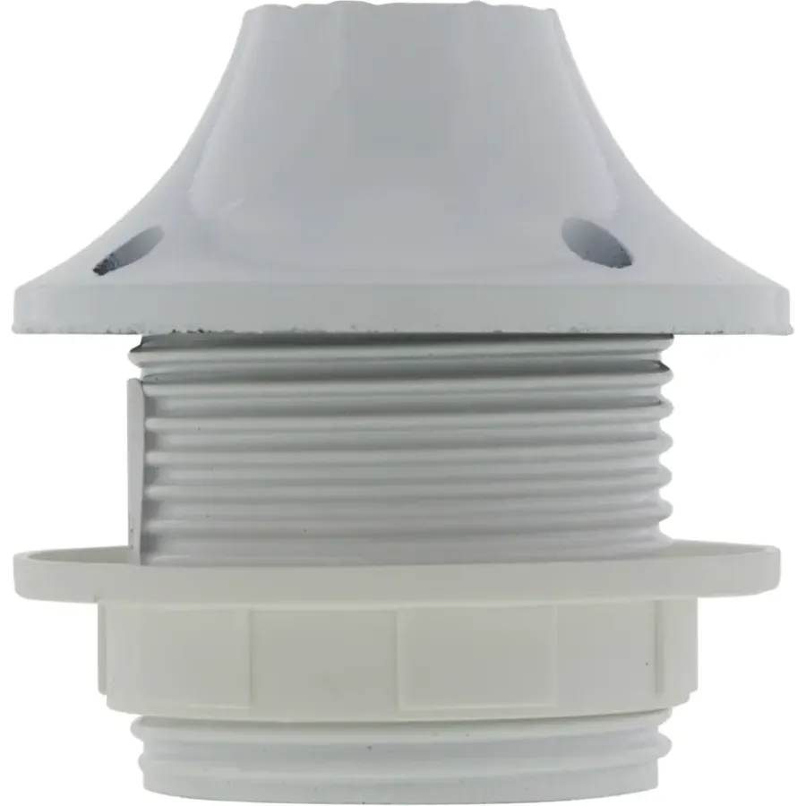 Geen Handson lamphouder E27 incl. Kraag en Ring wit Best