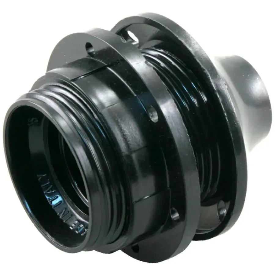 Geen Handson lamphouder E27 incl. Kraag en Ring zwart Discount