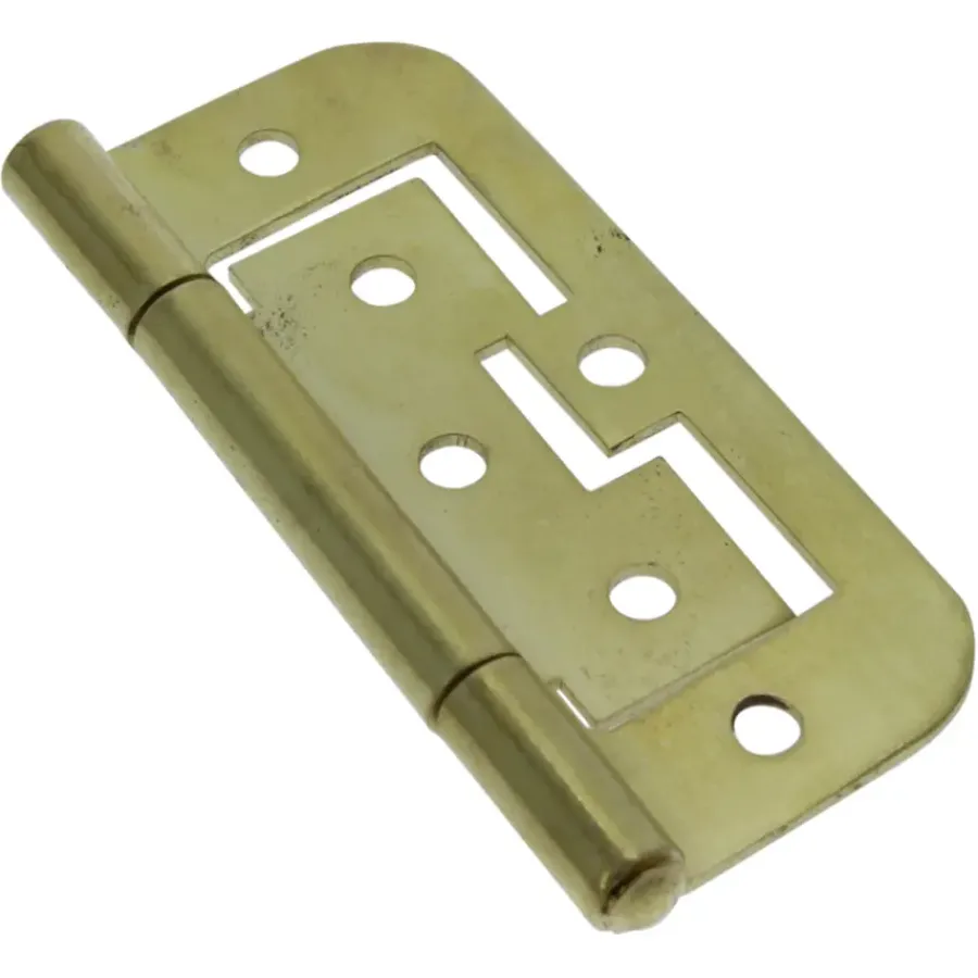 Handson Louvredeurscharnier 75x35 mm vermessingd - 3 stuks Hot