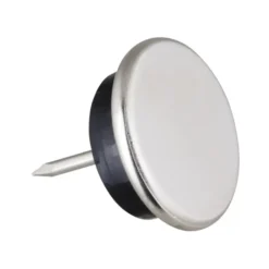 HANDSON meubelglijder glijnagel rubber nikkel Ø22 mm 12 stuks