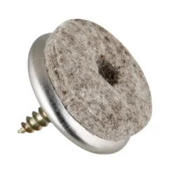 HANDSON meubelglijder viltglijder met schroef Ø20 mm nikkel 4 stuks