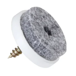 HANDSON meubelglijder viltglijder met schroef Ø24 mm grijs 8 stuks