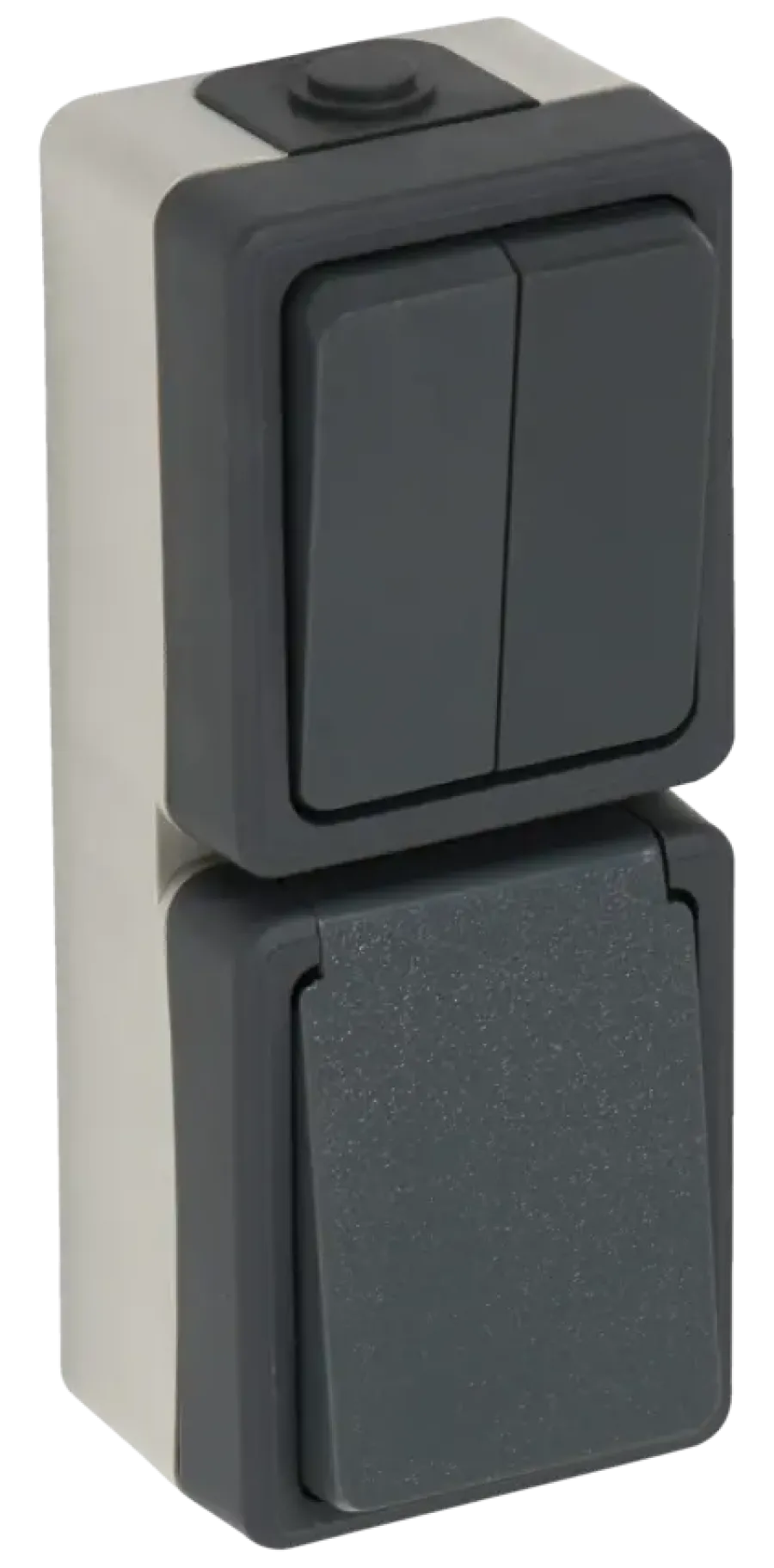 Handson opbouw combinatie stopcontact/serie schakelaar spatwaterdicht Discount
