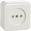 Handson Opbouw enkel wandcontactdoos wit Outlet