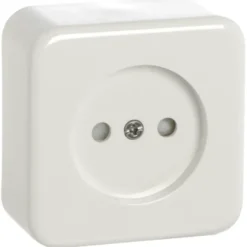Handson Opbouw enkel wandcontactdoos wit Outlet