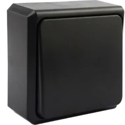 Handson Opbouw Wisselschakelaar Zwart Discount