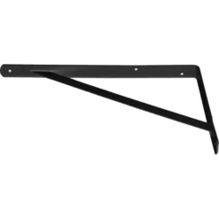 Handson plankdrager industrieel gelakt zwart 330x500 mm Discount