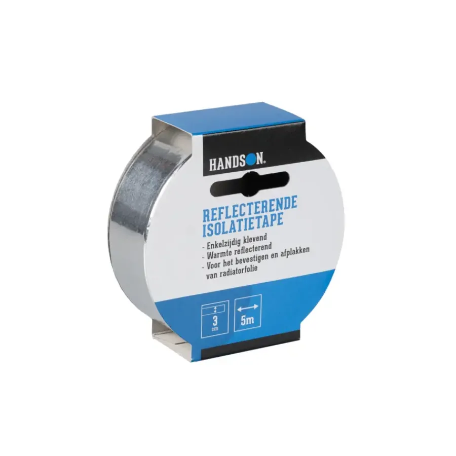 Handson Reflecterende Isolatietape 30mm, rol van 5m Best