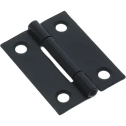 Handson Scharnier met vaste pen 50x39 mm zwart - 2 stuks Best