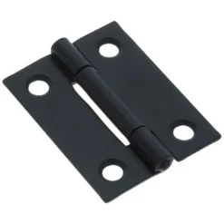 Handson Scharnier met vaste pen 50x39 mm zwart - 2 stuks Best
