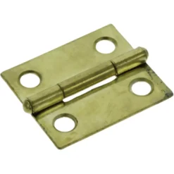 Handson Scharnier 30x26mm vermessingd - 2 stuks