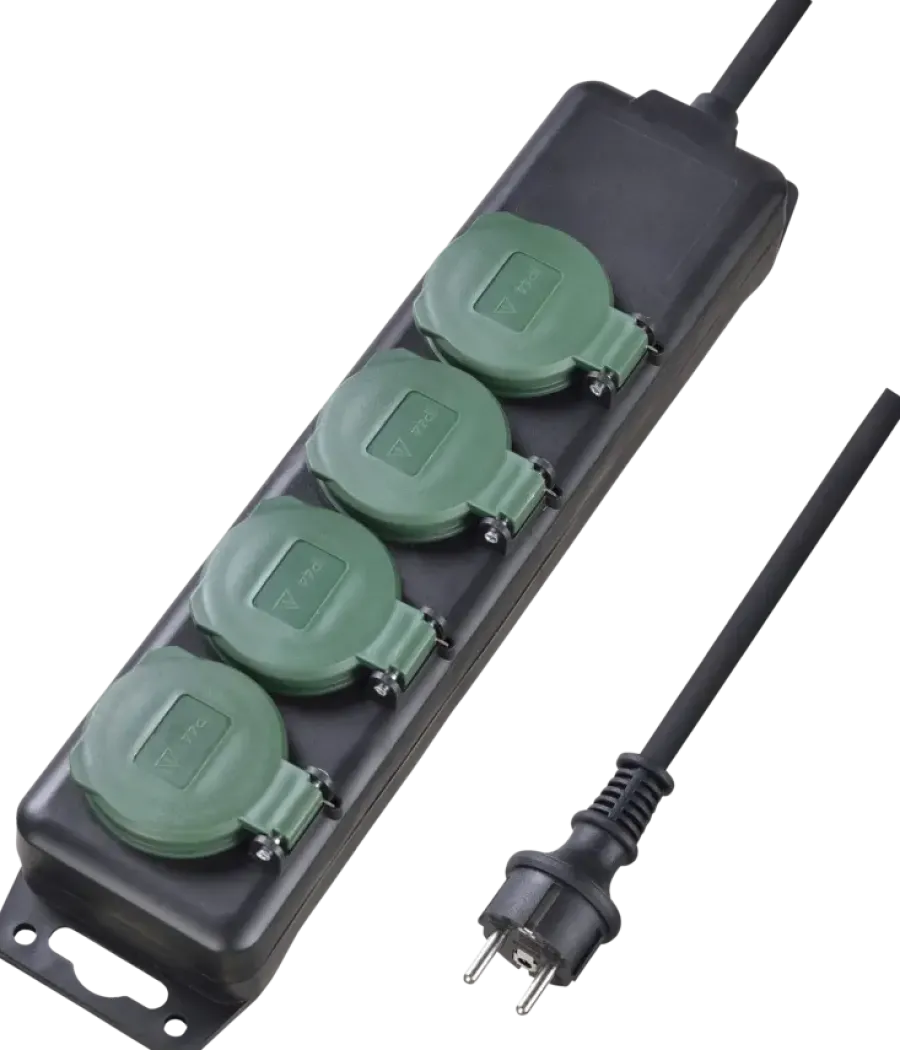 Handson Stekkerdoos 4-voudig RA IP44 3 Meter Clearance