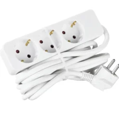 Handson Stekkerdoos 3-voudig Wit 5 Meter Outlet