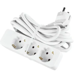 Handson Stekkerdoos 3-voudig Wit 5 Meter Outlet