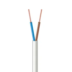 Handson Stroomkabel Plat 2 x 0,75mm² Wit 10 Meter Best