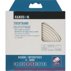Handson tochtband P-profiel EPDM rubber wit 3 meter 2 stuks Online