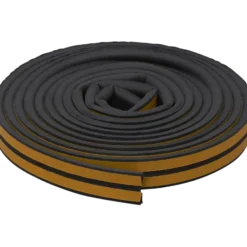 Handson tochtband P-profiel EPDM rubber antraciet 3 meter 2 stuks Best