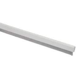 Handson tochtstrip aluminium 93 cm met flexibele borstel wit