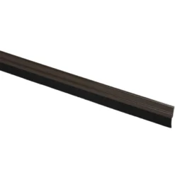 Handson tochtstrip aluminium 93 cm met borstel bruin New