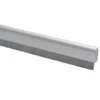 Handson tochtstrip flexibel met borstel aluminium zilver 93 cm Hot