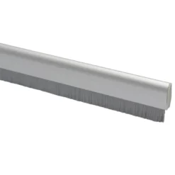 Handson tochtstrip flexibel met borstel aluminium zilver 93 cm Hot