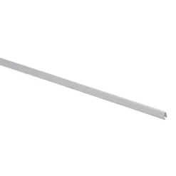 Handson tochtstrip inbouw met flens 210 cm aluminium