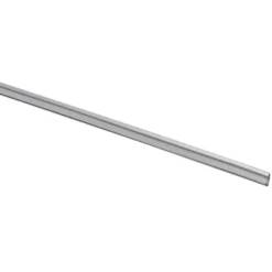 Handson tochtstrip inbouw met flens 210 cm aluminium
