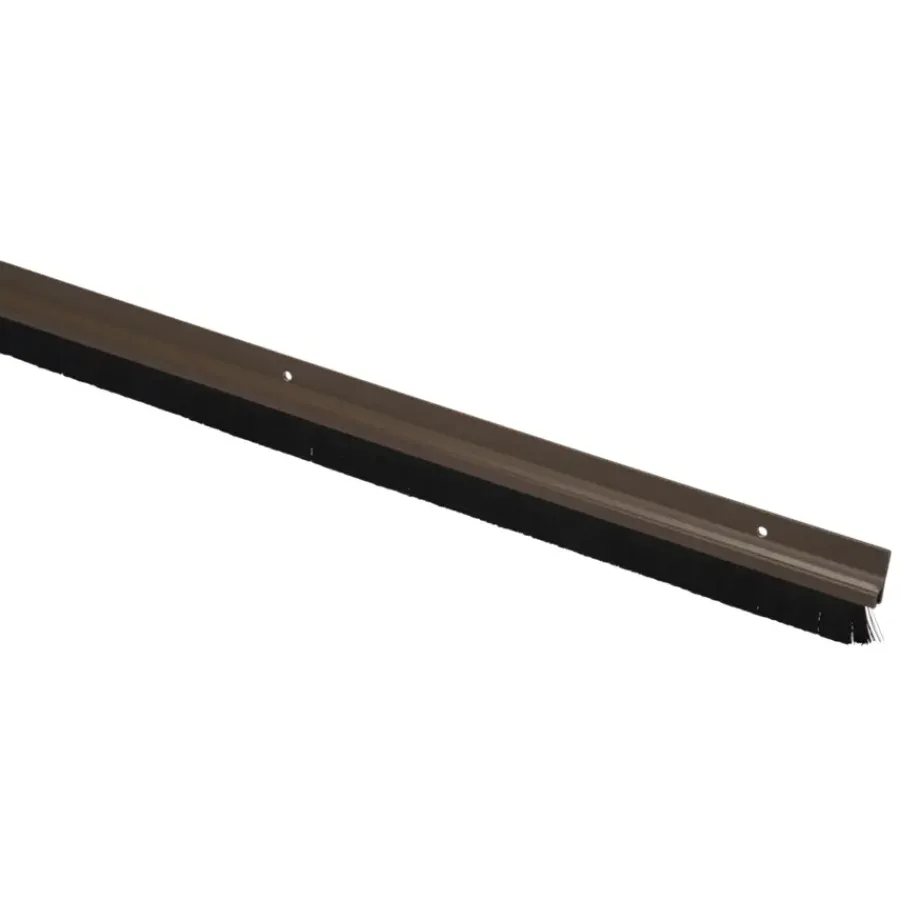 Handson tochtstrip kunststof 93 cm met borstel bruin Hot