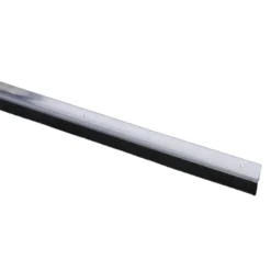 Handson tochtstrip transparant kunststof 93 cm met zwarte borstel Best