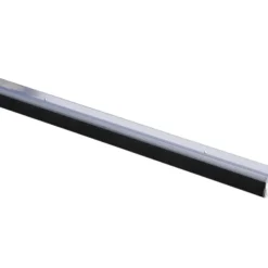 Handson tochtstrip transparant kunststof 93 cm met zwarte borstel Best