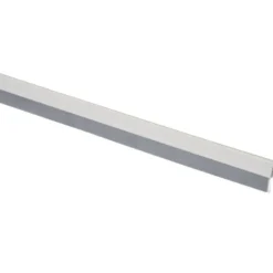 Handson tochtstrip wit aluminium 93 cm met grijze borstel New