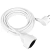 Handson Verlengsnoer RA Wit Platte Stekker 5 Meter Hot