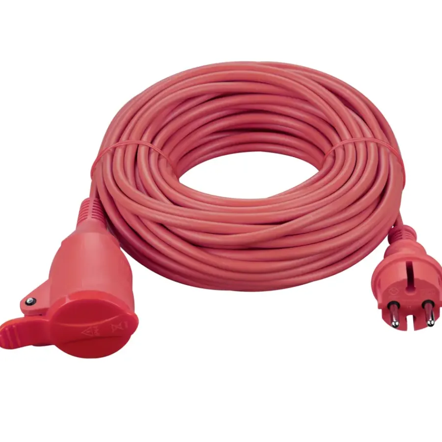 Handson Verlengsnoer Rood 2x1,5mm 20 Meter New